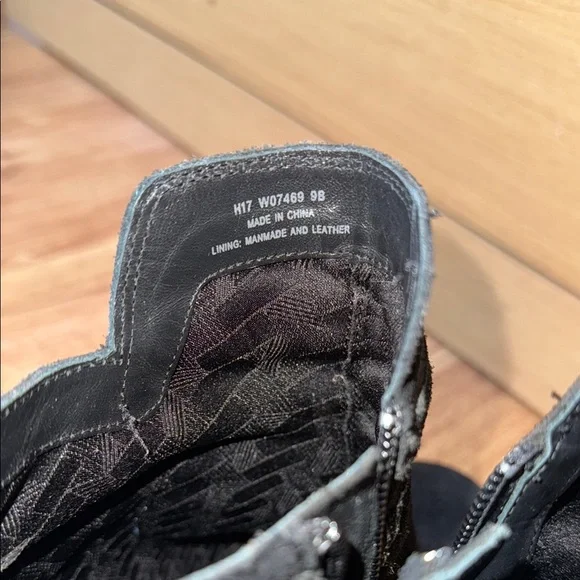 Cole Haan Black Suede Ankle Booties - Picture 3 of 6